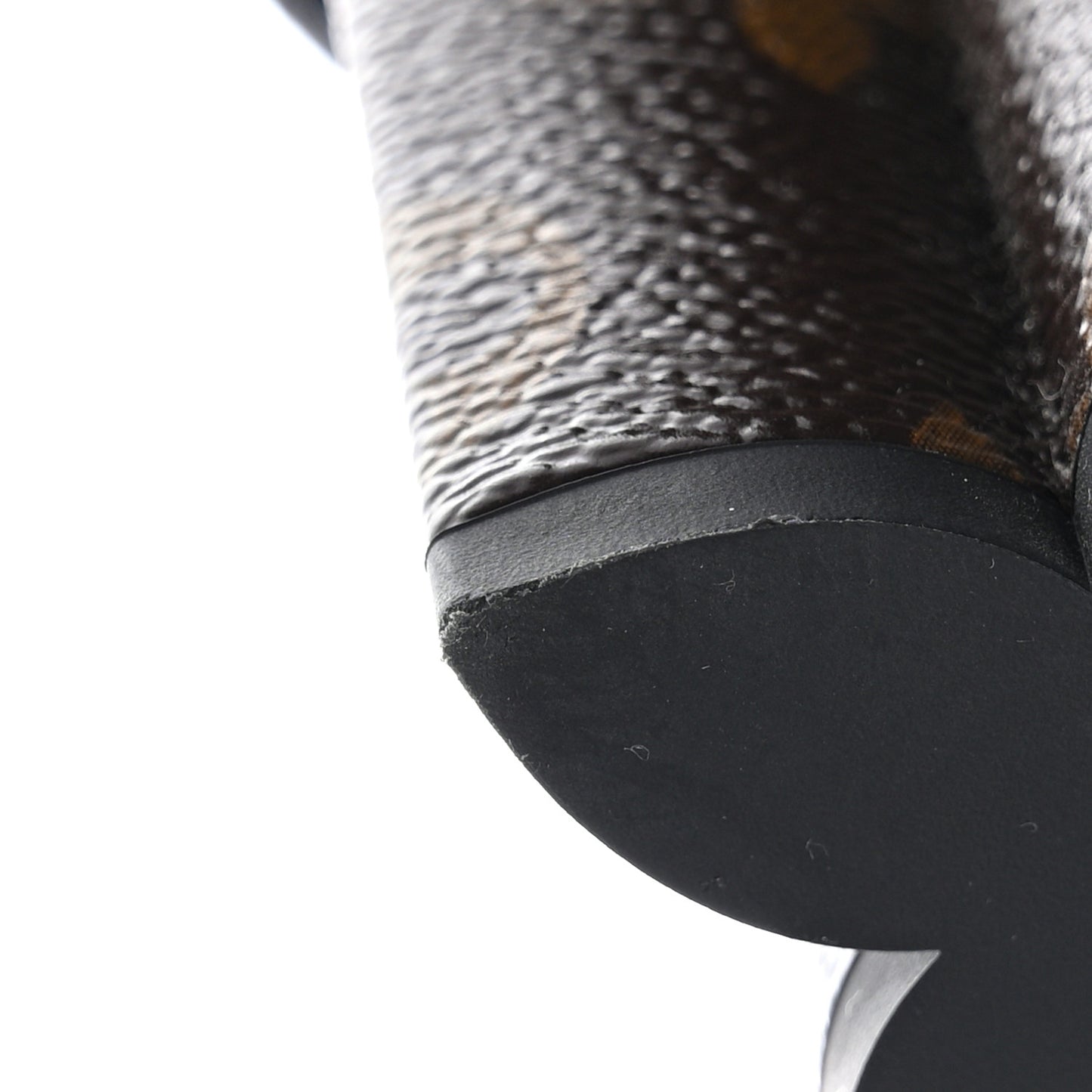 Monogram Stretch Fabric Silhouette Ankle Boots 40 Black