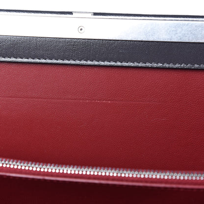 Celine Patina Box Calfskin Medium Clasp Bag Grey 10 of 13
