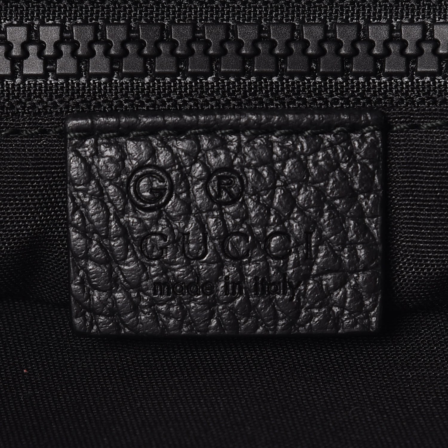 Gucci Nylon Monogram Vertical Tote Black 8 of 9