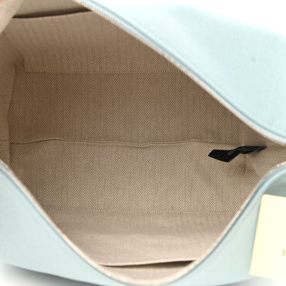 Hermes Canvas Large Bride-A-Brac Pouch Eucalyptus 5 of 9