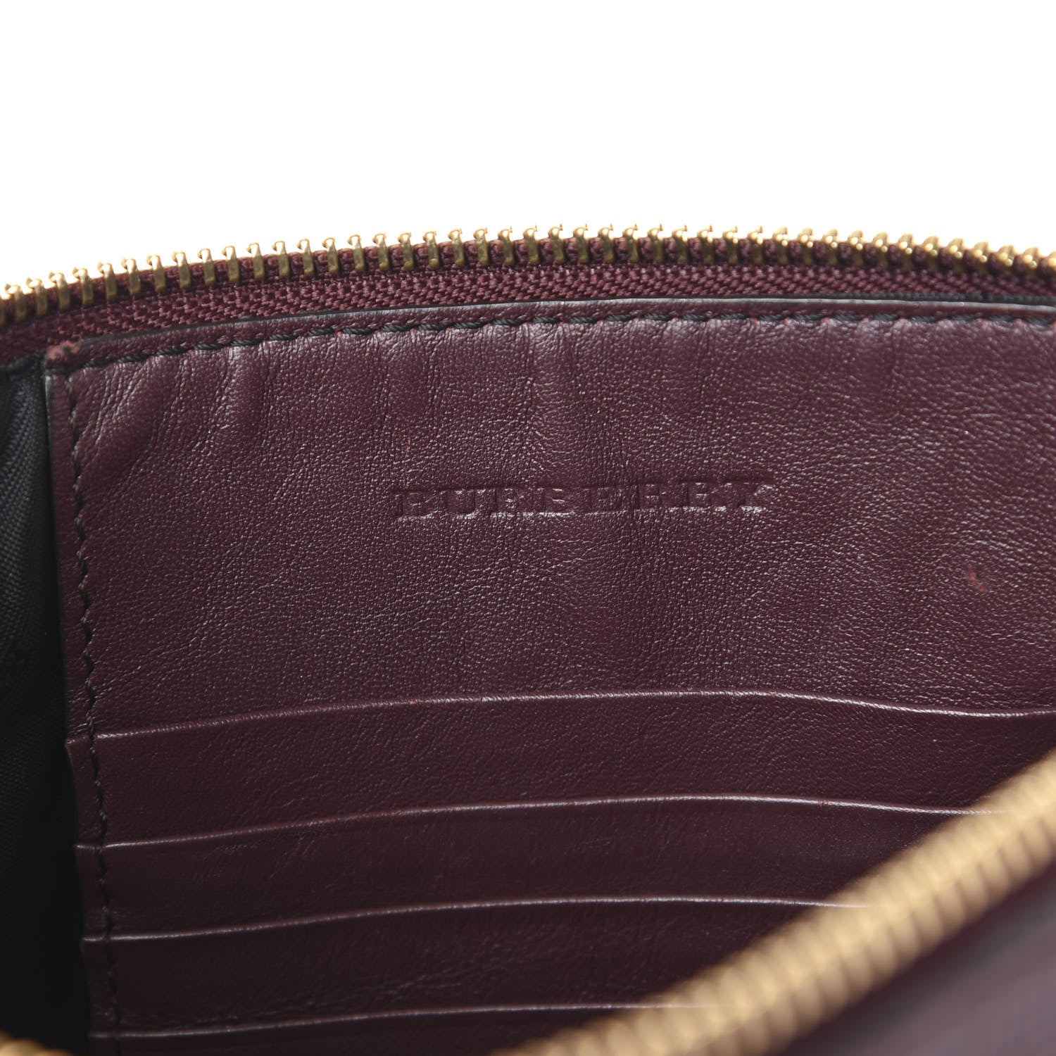 Burberry House Check Derby Peyton Crossbody Clutch Bag Mahogany Red 6 of 14