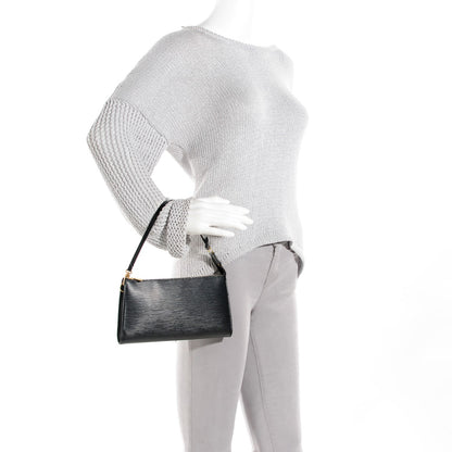 Louis Vuitton Epi Pochette Accessories 24 Black 2 of 8