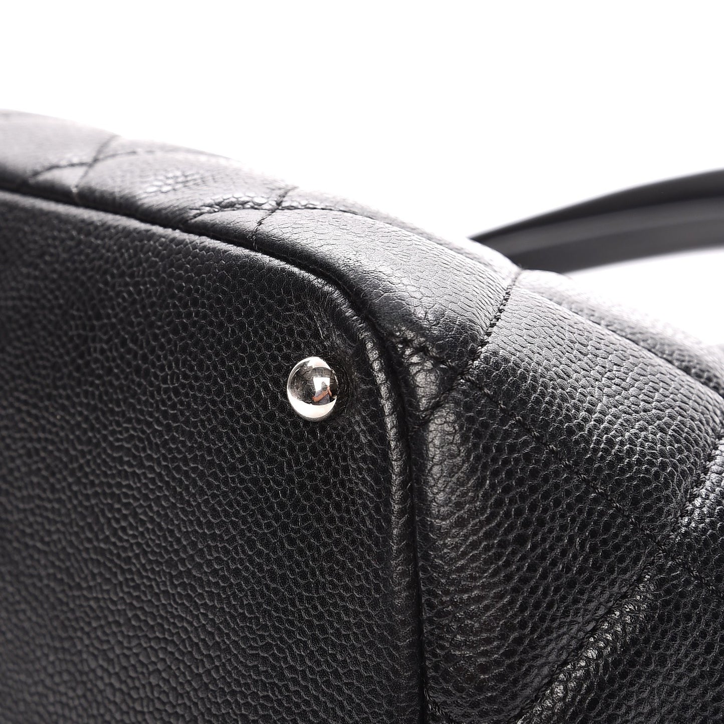 Caviar Quilted Timeless CC Soft Tote Black