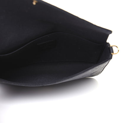 Louis Vuitton Empreinte Pochette Felicie Chain Wallet Black 5 of 12
