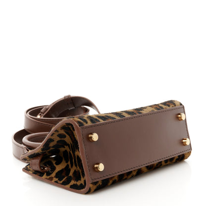 Versace Calf Hair Medusa 95 Mini Tote Brown Multicolor 4 of 10