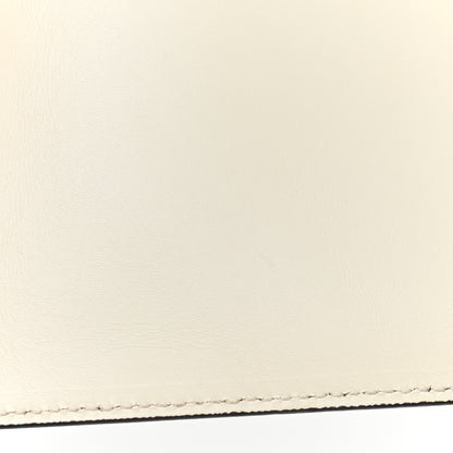Salvatore Ferragamo Calfskin Perforated Sofia Satchel White 19 of 26