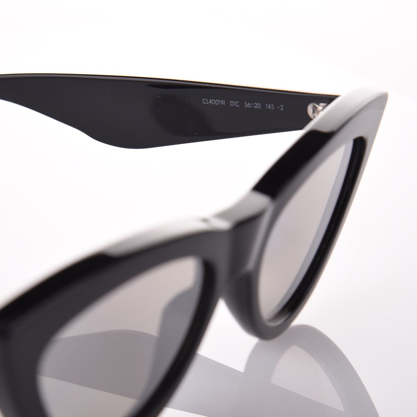 Acetate Cat Eye Sunglasses CL40019I Black