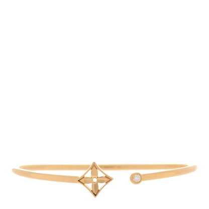 Louis Vuitton 18K Yellow Gold Diamond Idylle Blossom Twist Bracelet 1 of 5