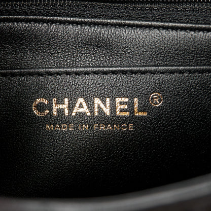 Chanel Lambskin Quilted Mini Rectangular Flap Black 6 of 12
