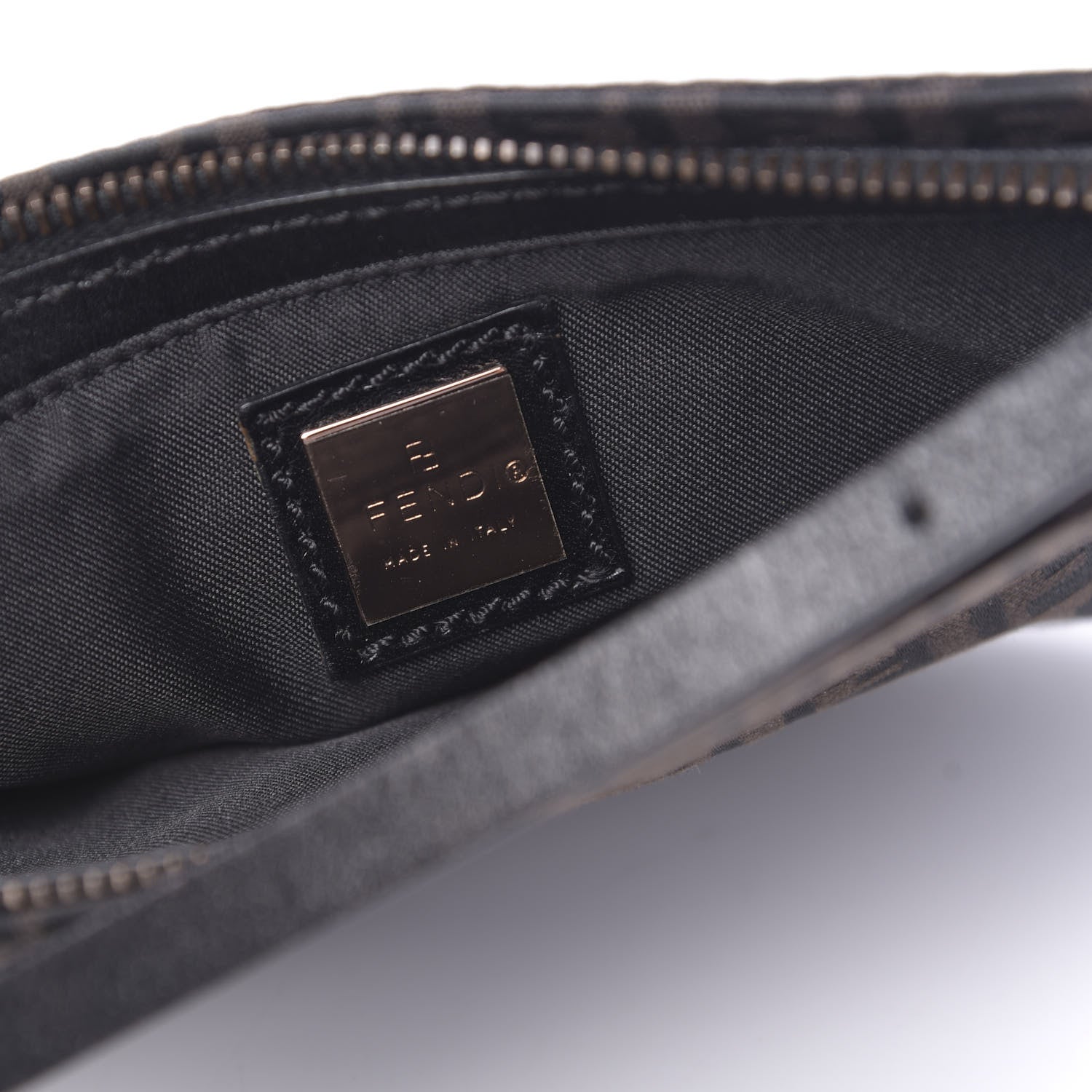 Fendi Zucchino Pochette Tobacco Moro 6 of 11