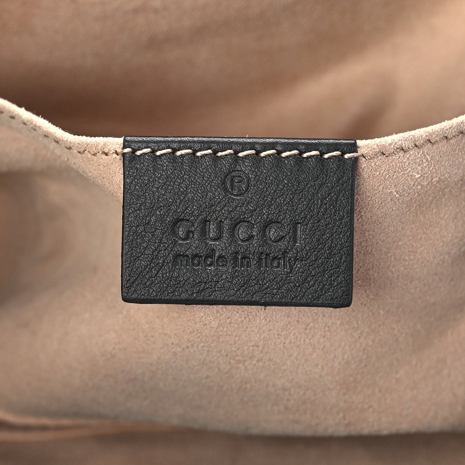 Gucci GG Supreme Monogram Bees Small Padlock Tote Beige Oro Black 6 of 14