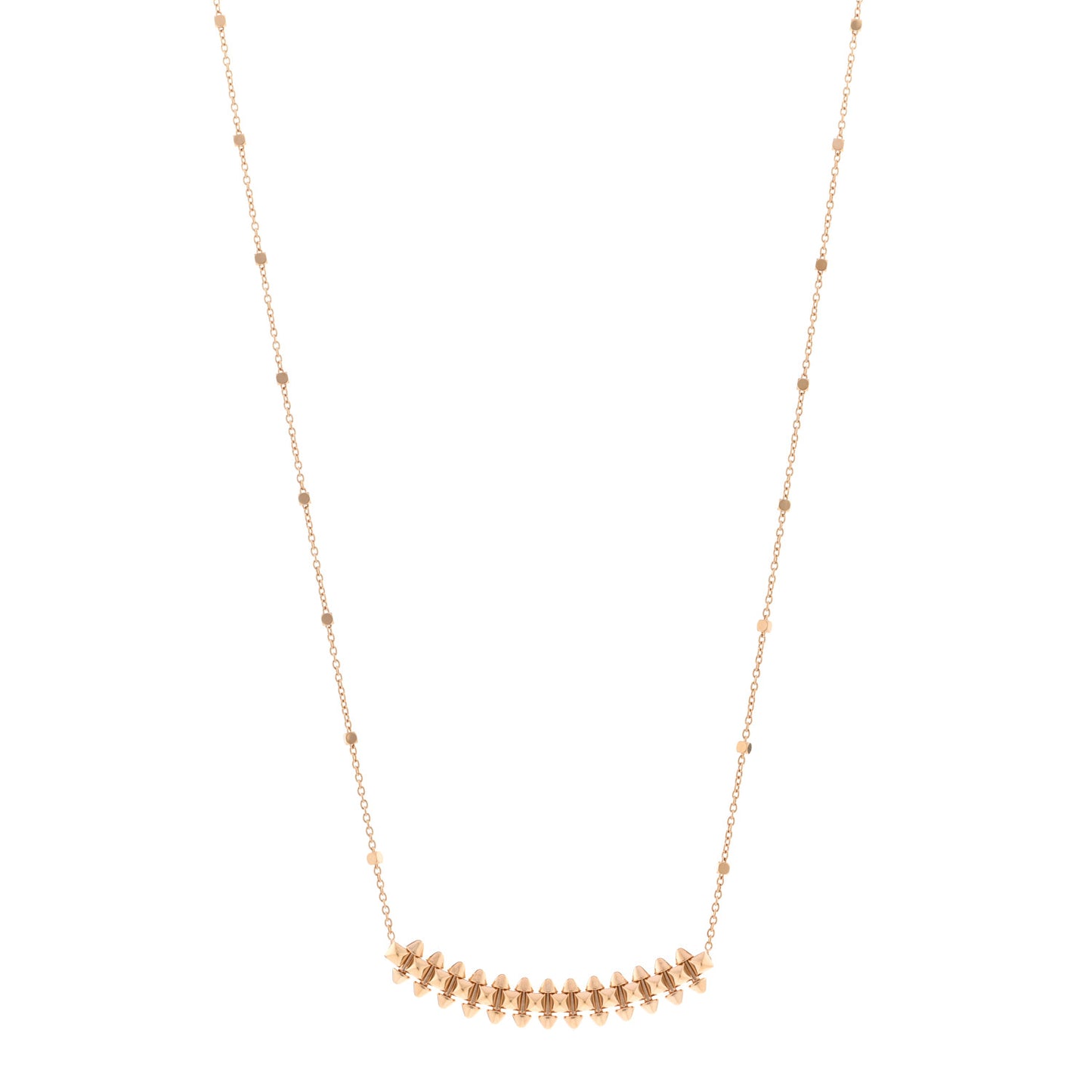 18K Pink Gold Small Clash de Cartier Necklace