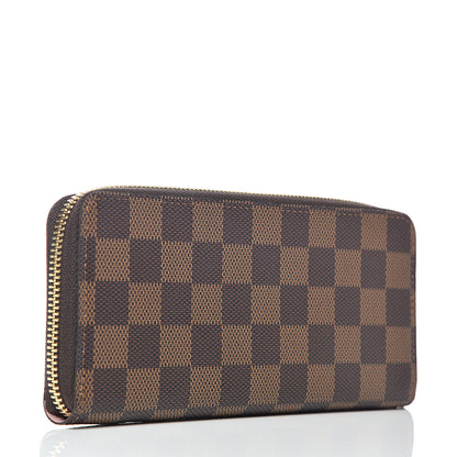 Louis Vuitton Damier Ebene Clemence Wallet Rose Ballerine 3 of 6