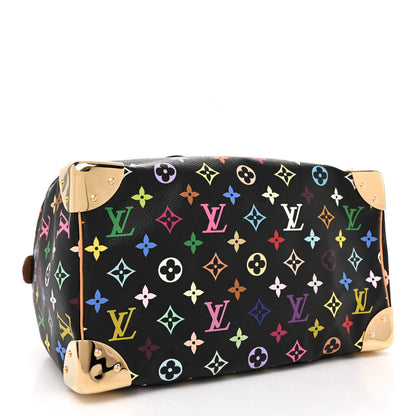 Louis Vuitton Monogram Multicolor Speedy 30 Black 4 of 9
