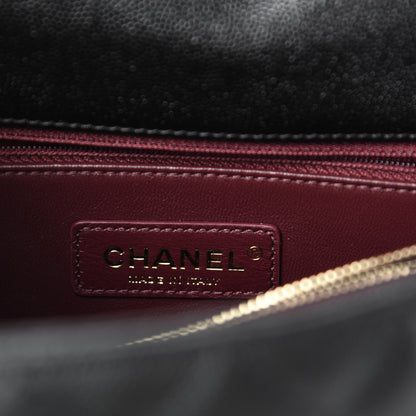 Chanel Caviar Quilted Small Coco Handle Flap Black 8 of 11