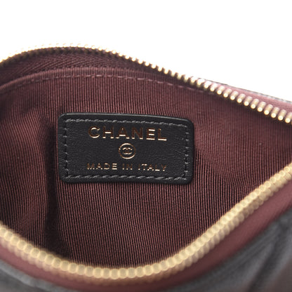 Chanel Caviar Quilted Small Cosmetic Case Black 6 of 8