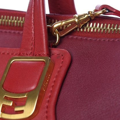 Fendi Vitello Capra Alabama Colorblock Large Chameleon Tote Ciliegia Bordeaux Ruby 12 of 12