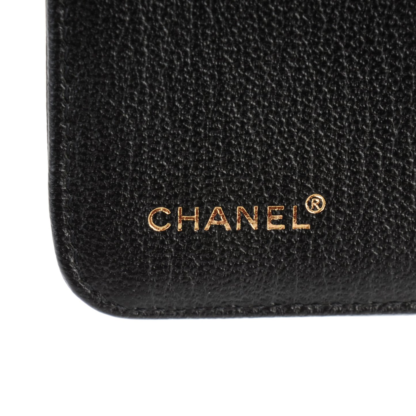 Goatskin Small Ring Agenda Planner Black