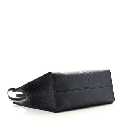 Louis Vuitton Empreinte Monogram Giant Onthego MM Black 4 of 11