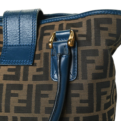 Fendi Zucca Tote Tobacco Blue 11 of 12
