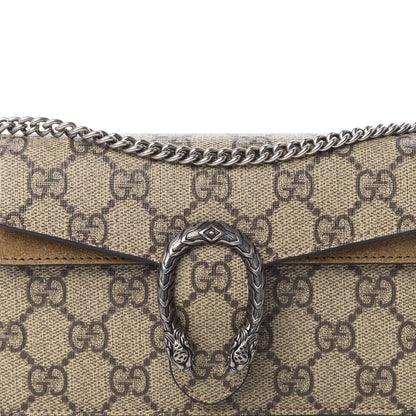 Gucci GG Supreme Monogram Super Mini Dionysus Shoulder Bag Taupe 12 of 12
