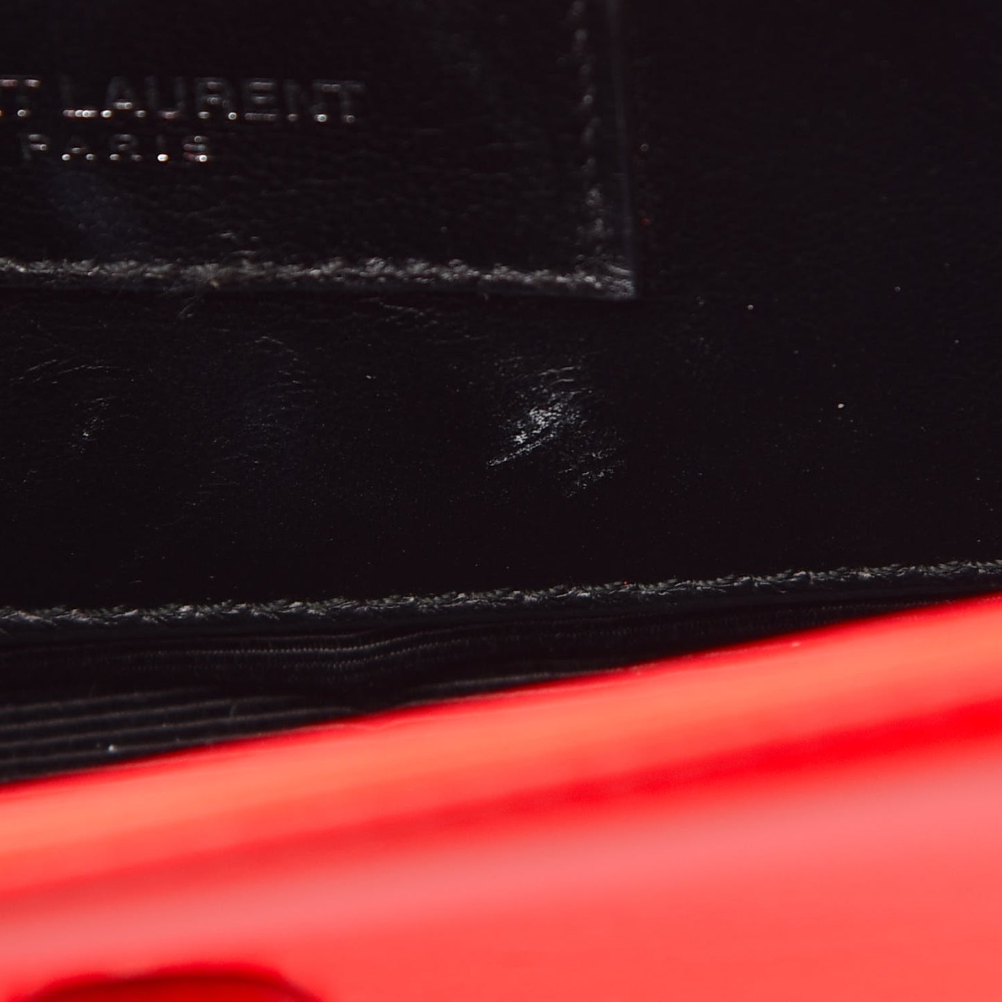 Smooth Calfskin Monogram Small Kate Satchel Neon Orange