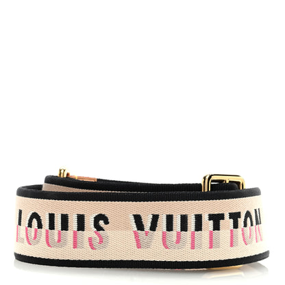 Louis Vuitton Jacquard Diane Shoulder Strap Black 2 of 3