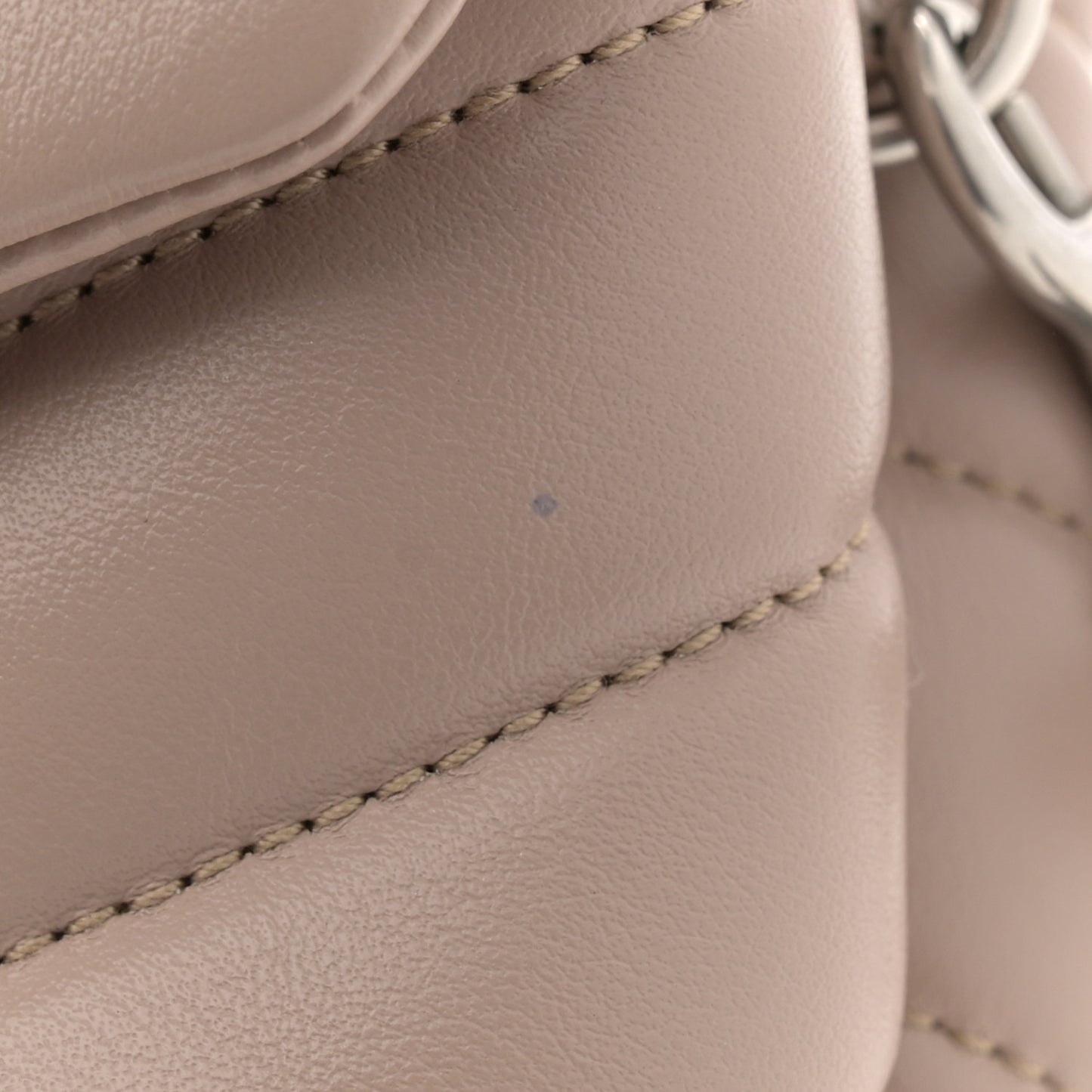 Calfskin Y Quilted Monogram Toy Loulou Crossbody Bag Light Natural