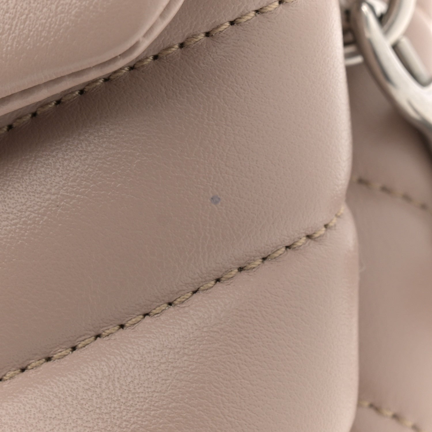 Saint Laurent Calfskin Y Quilted Monogram Toy Loulou Crossbody Bag Light Natural 11 of 11