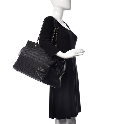 Chanel Caviar Quilted CC Tote Black 2 of 14
