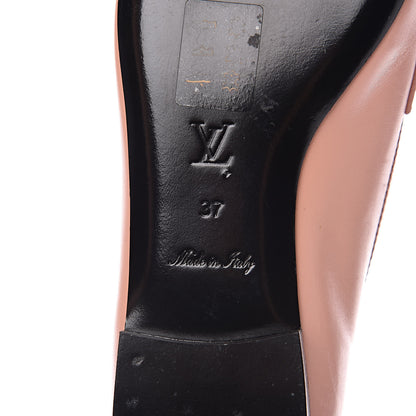 Louis Vuitton Calfskin Upper Case Flat Loafer 37 Rose Clair 8 of 9