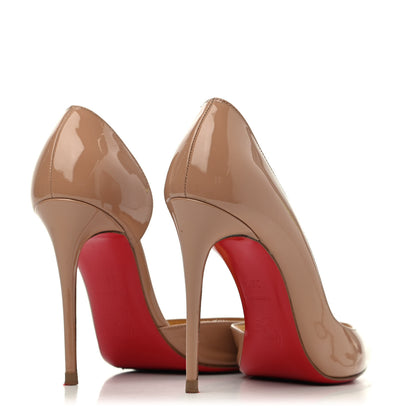 Christian Louboutin Patent Iriza 100 Pumps 36.5 Nude 3 of 4