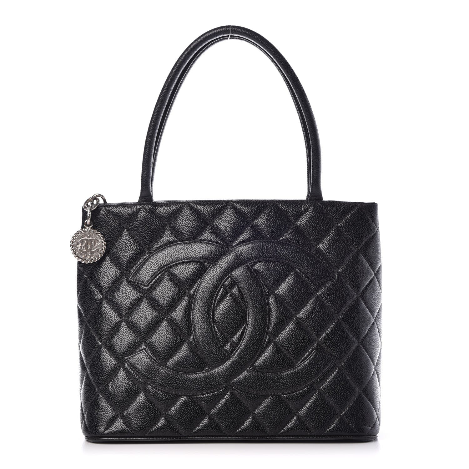 Chanel Caviar Quilted Medallion Tote Black 1 of 15