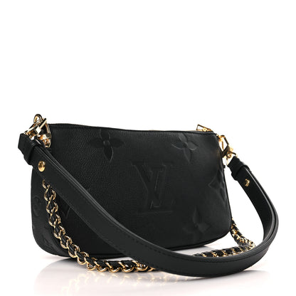 Louis Vuitton Empreinte Monogram Giant Multi Pochette Accessories Black 3 of 10