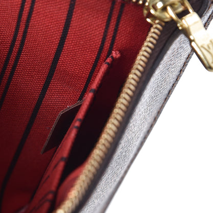 Louis Vuitton Damier Ebene Neverfull MM GM Pochette 7 of 8