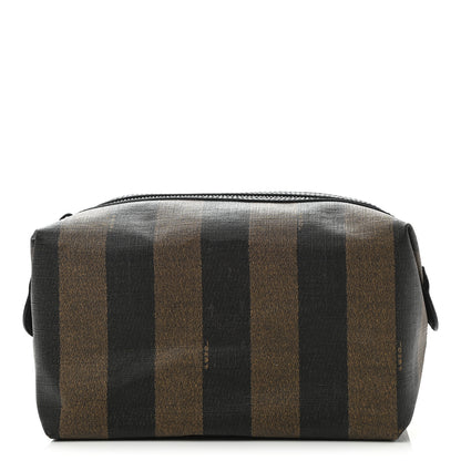 Fendi Pequin Spalmati Cosmetic Bag Tobacco 1 of 7