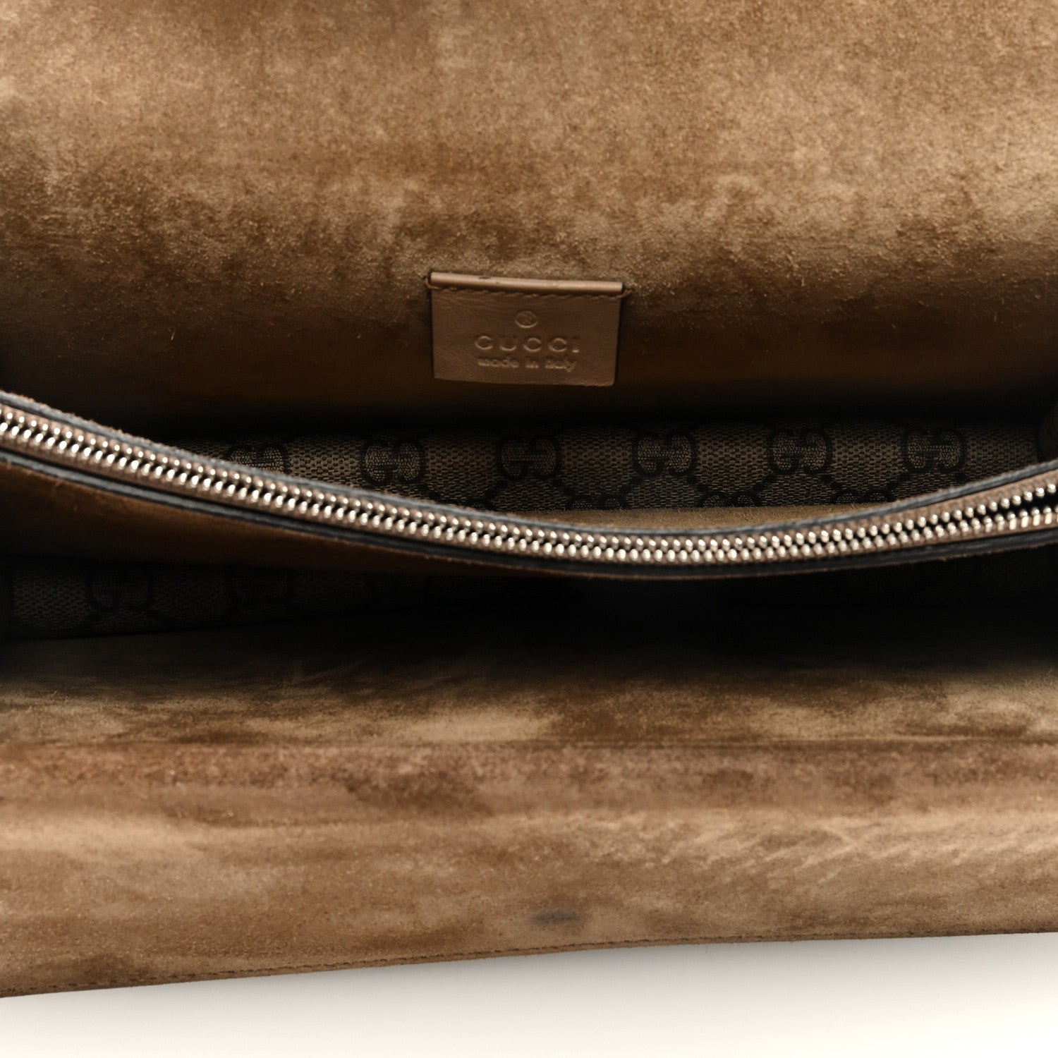 Gucci GG Supreme Monogram Small Dionysus Shoulder Bag Taupe 5 of 9