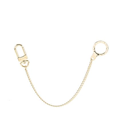 Louis Vuitton Metal Pochette Extender Key Ring Chain Gold 1 of 3