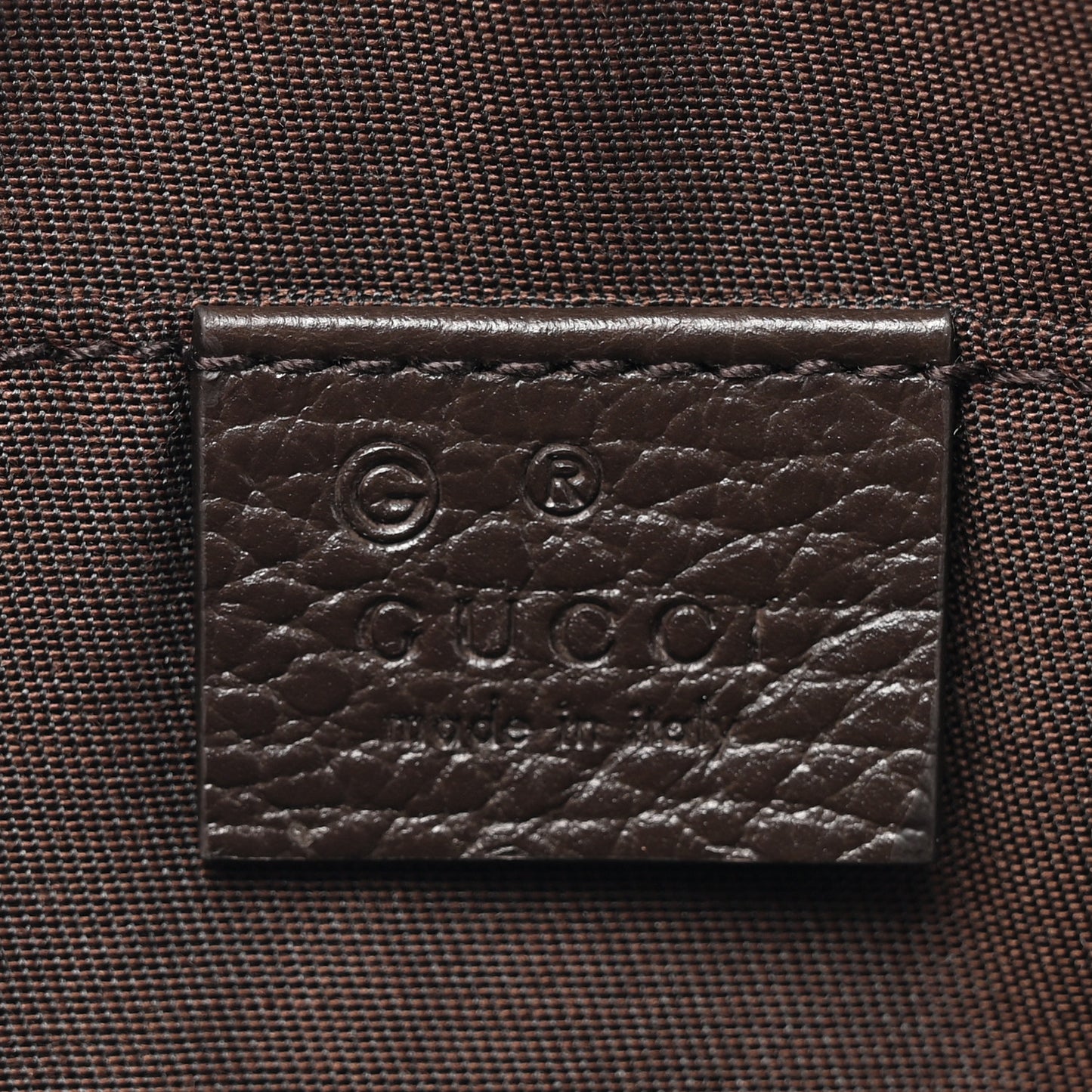 Monogram Dollar Calfskin Belt Bag Beige Ebony Testa di Moro Marrone Scuro