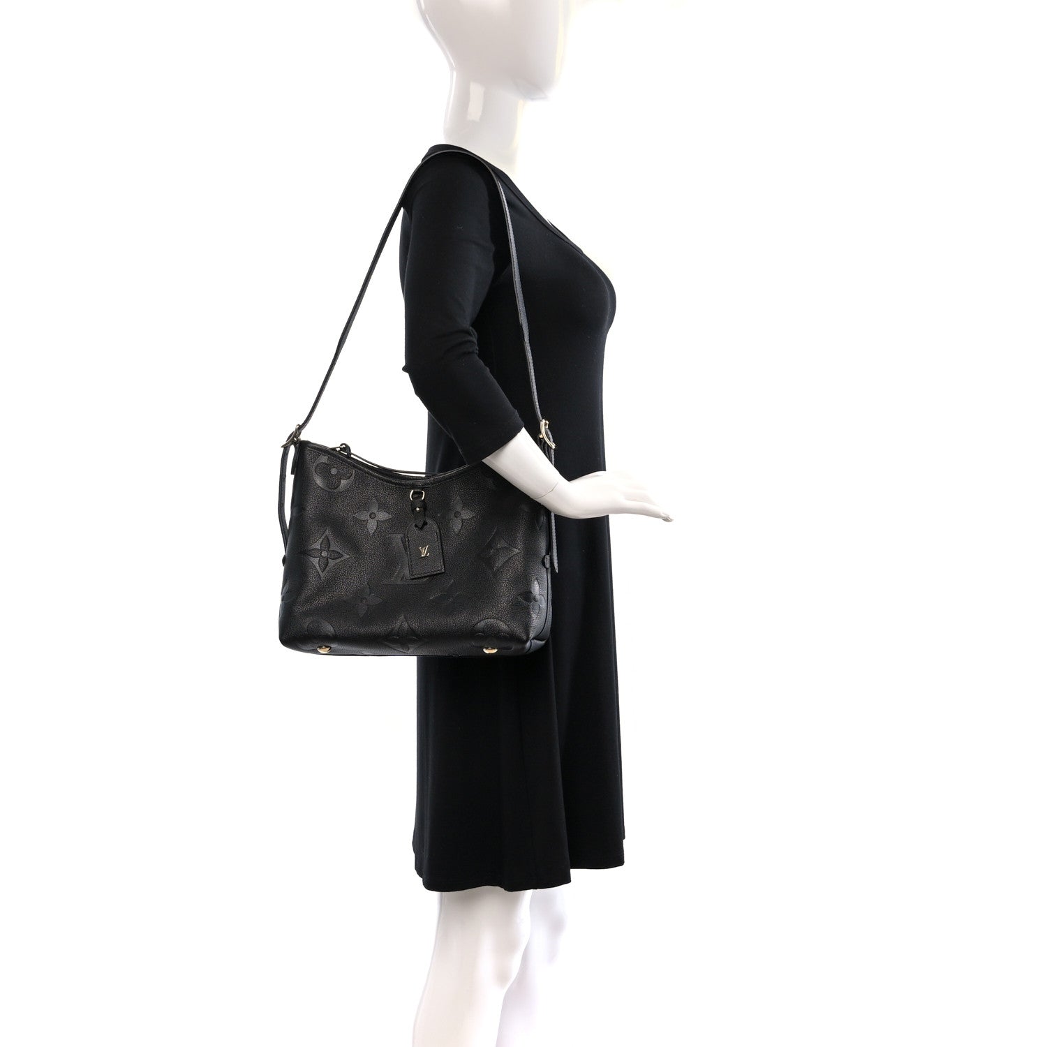 Louis Vuitton Empreinte Carryall PM Black 2 of 11