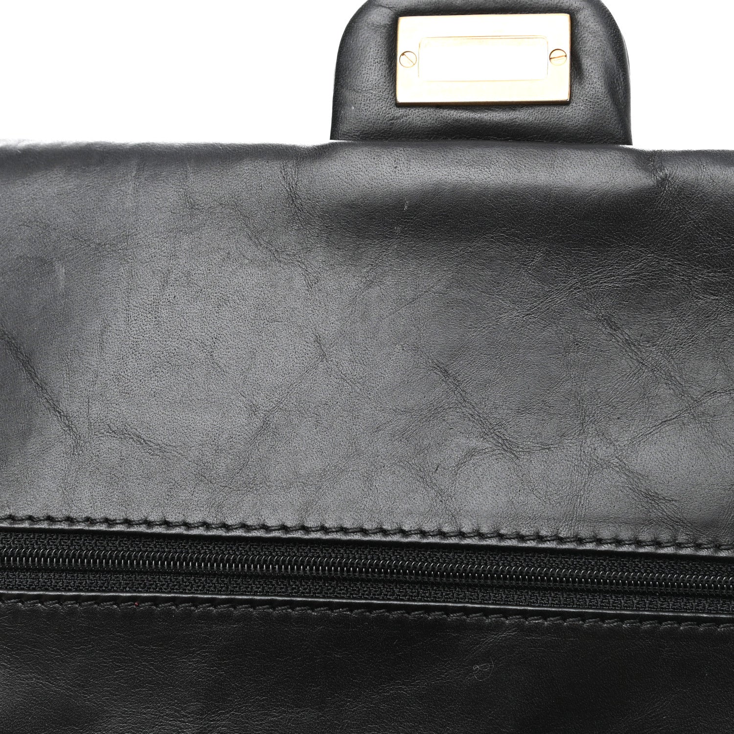 Chanel Aged Calfskin Quilted 2.55 Reissue 226 Flap Black 9 of 14