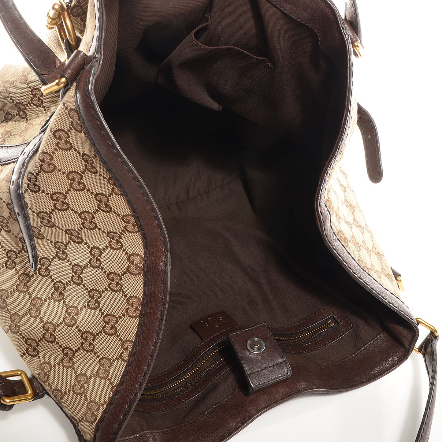 Monogram Medium Jockey Tote Brown