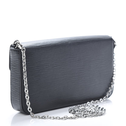 Louis Vuitton Epi Pochette Felicie Black 4 of 14