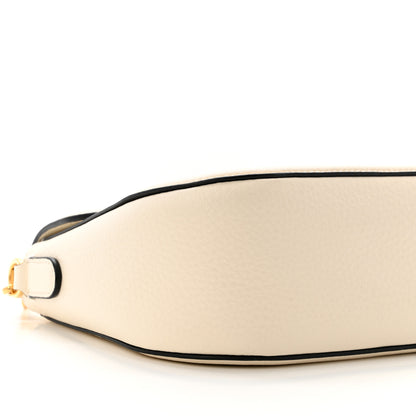 Valentino Garavani Soft Grainy Calfskin Alltime Shoulder Bag White 8 of 9
