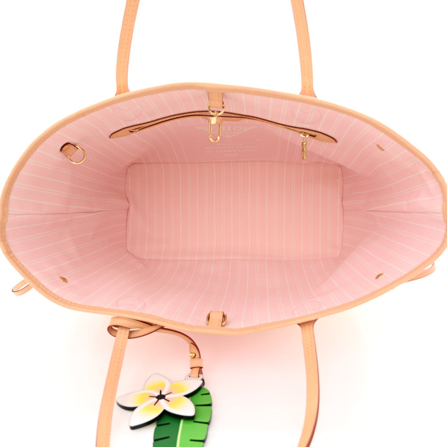 Monogram Giant By The Pool Neverfull MM Light Pink