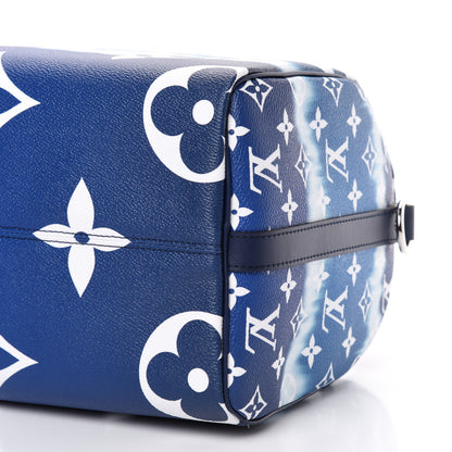 Louis Vuitton Monogram Escale Speedy Bandouliere 30 Blue 7 of 11