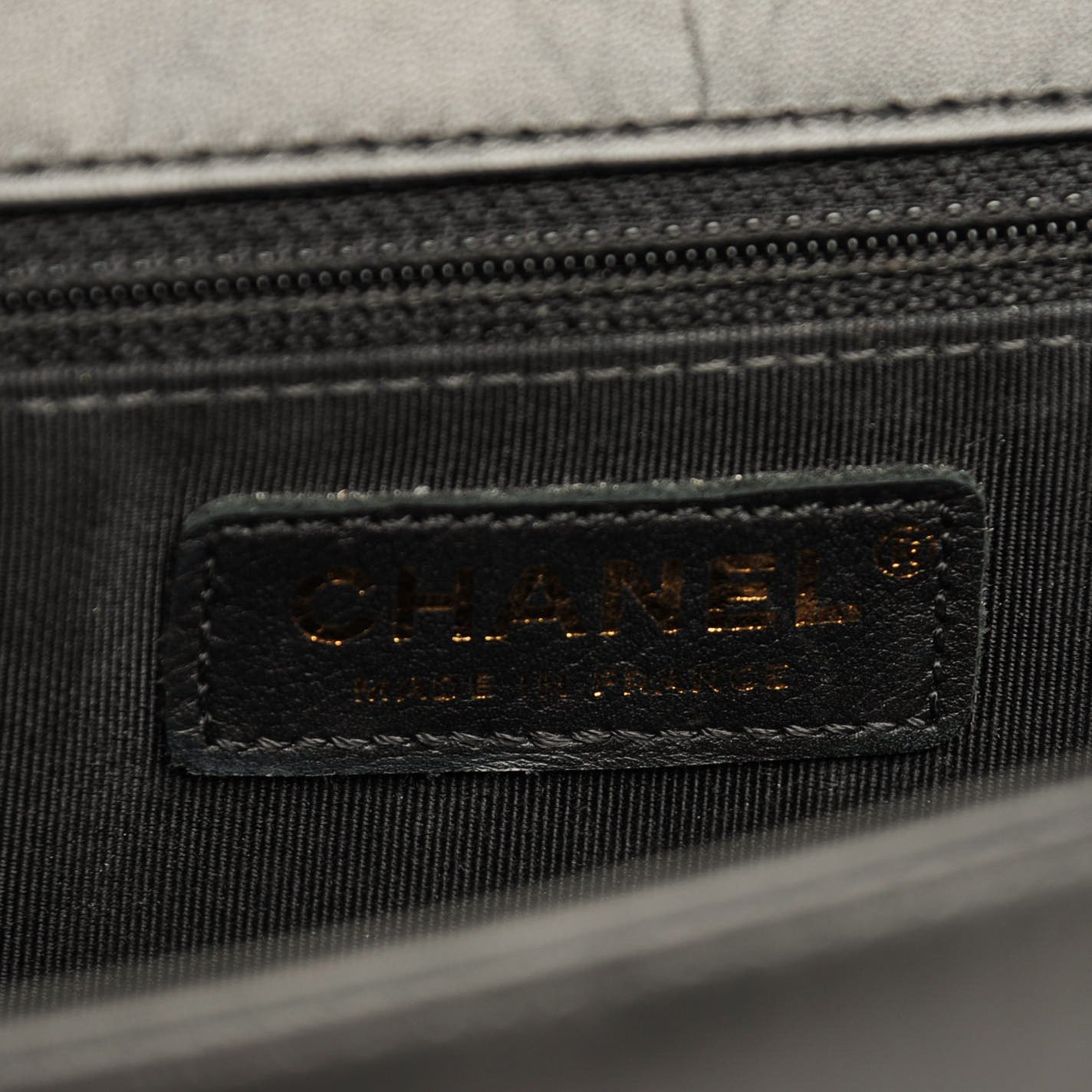 Lambskin Quilted New Medium Boy Flap Black