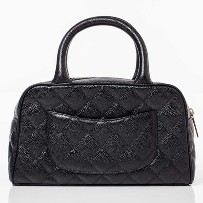 Chanel Caviar Small Bowler Black 4 of 8