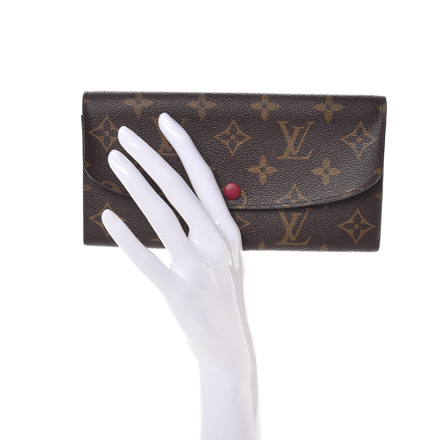 Louis Vuitton Monogram Emilie Wallet Fuchsia 2 of 8