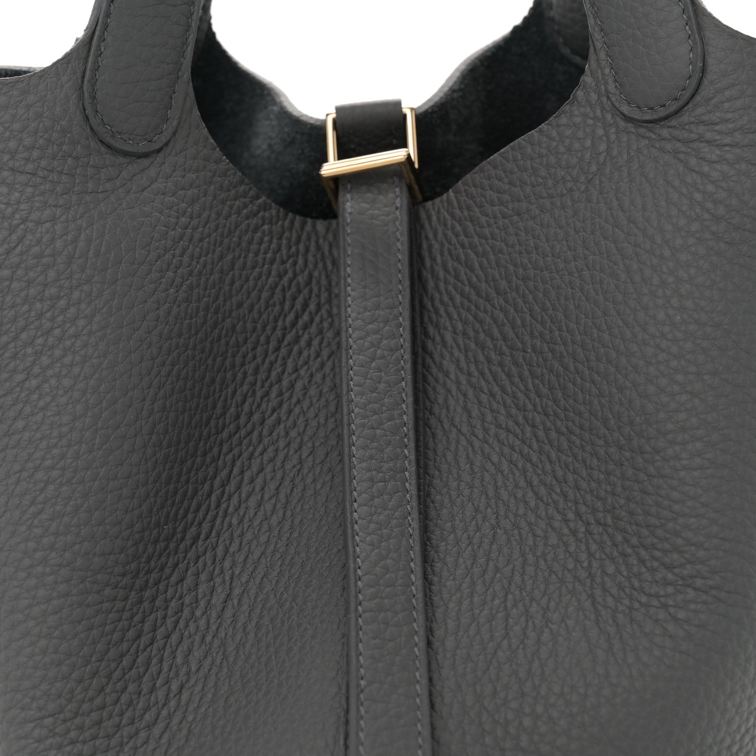 Hermes Taurillon Clemence Picotin Lock 18 PM Ardoise 8 of 12